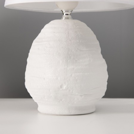 Hand lamp with lampshade Risalux "Arizona", 1 × 40 W, E27, White, 20 × 20 × 32 cm-5