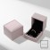Case for the Ring "Quadro" classic, 6 × 6, the color is light pink