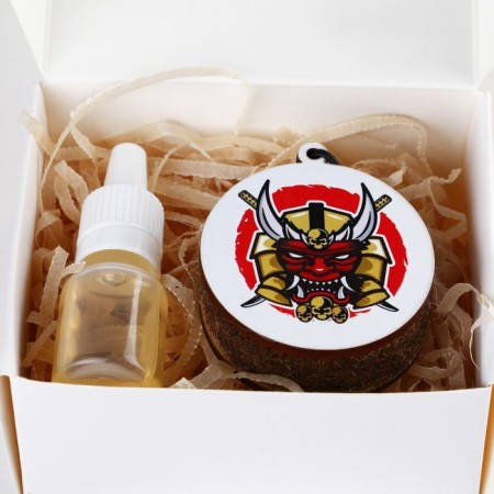 The “True Samurai” set, wooden suspension with impregnation and flavor, 10 ml-4