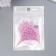 Glass 8/0 "Marshmallow. Matte. Sery-purple" 10 g