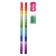 Set of desktop children's "Rainbow" (stand+2 pencil+ruler+sharpener+eraser+notebook 8 sheets)