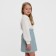 Children's skirt KAFTAN "Velvet", p. 32 (110-116), gray-blue