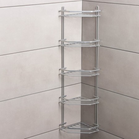 Corner regiment 5-tier, 20 × 28 × 87 cm, chromium color-1