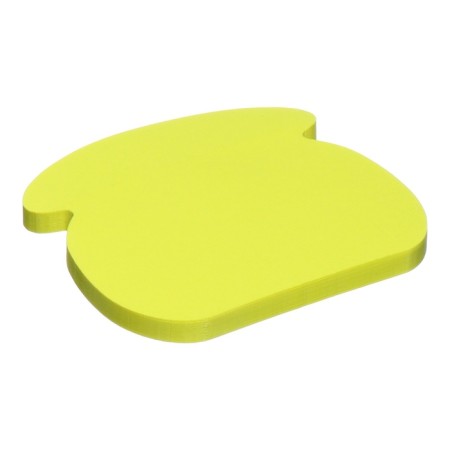 Block with a sticky edge paper 70x70mm, Erichkrause "Phone Neon", 50 sheets, yellow-2