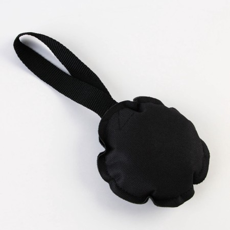 Round toy with 1 handle, black, 10 x 22 cm-2