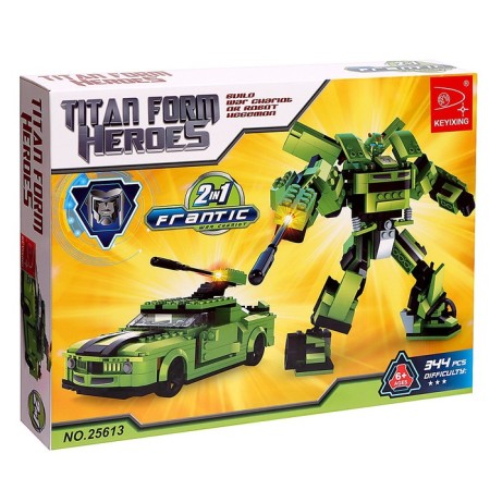 Designer "Transformer Autobot", 2 in 1, 344 details-1