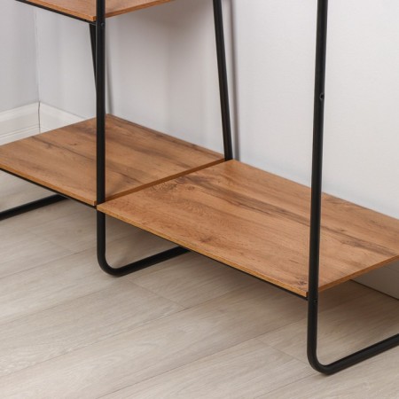 Wardrobe system with the shelves "Scandinavia 1", 110 × 38.5 × 147 cm, black color-2