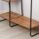 Wardrobe system with the shelves "Scandinavia 1", 110 × 38.5 × 147 cm, black color