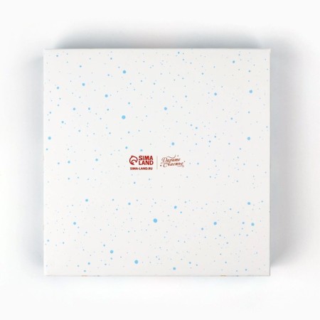 Box for confectionery "Snow City", 15 x 15 x 20 cm, New Year-4