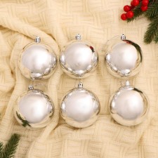 Set of balls plastic D-8 cm, 6 pcs 