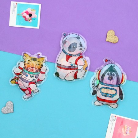 Hair gum "Fitulka" (set 30 pcs) beast-cosmonauts, 2 cm, mix-2