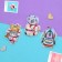Hair gum "Fitulka" (set 30 pcs) beast-cosmonauts, 2 cm, mix