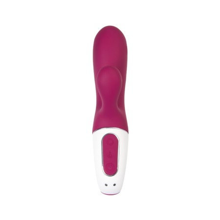 Satiffyer Hot Bunny vibrator with clitoral stimulant, red color-10