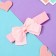 Hair bandage "Bant" strips, 3x17 cm, pink