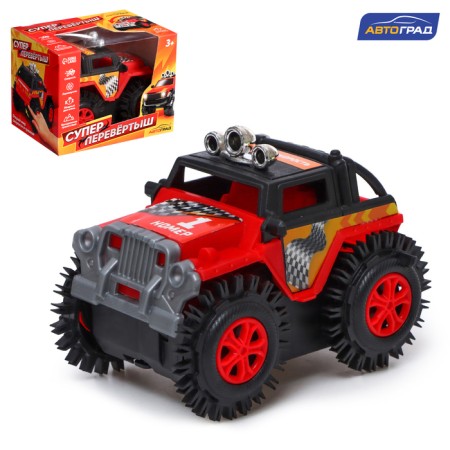 Jeep “SUV”, works on batteries, red color