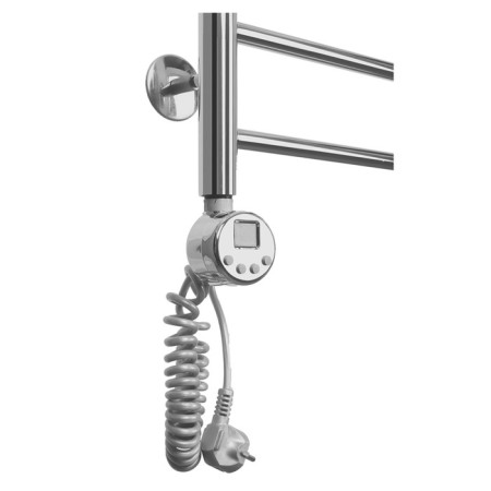 Domoterm electric heated towel rail "Medea" P8, 500x800 mm, left, chrome-2