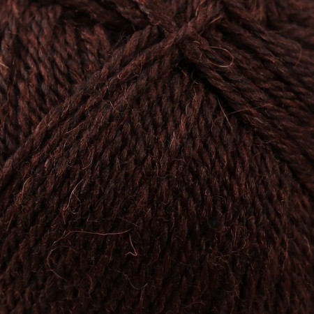 Yarn "Silkoprerakh" 70% p/t wool, 30% artificial silk 300m/100g (chocolate 063)-2