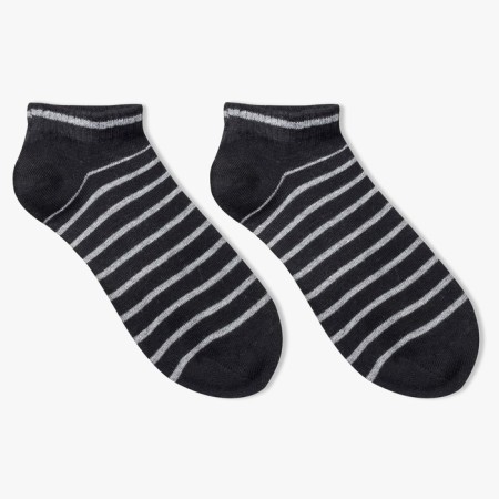 Women's socks, black color, size 23-25