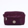 Cross-Bodi Bag with zipper, purple color