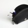 Cosmetic bag with lightning Textura, black color