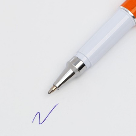 Handle Blue Blue Paste 1.0 mm with a cap "He who can do everything!" plastic-6