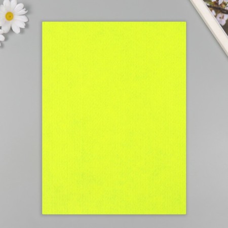 A set of felt 22x30 cm, 5 sheets, Korea, col. yellow-3