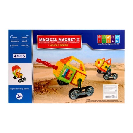 Magnetic designer "Magic Magnet", 47 parts-5