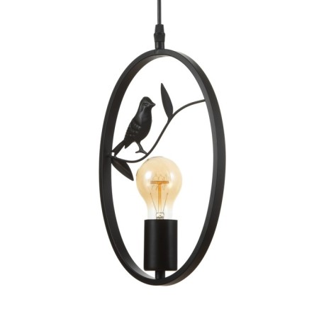 Bayerlux lamp "Bird on a branch" 1x40W E27 black 21x10x120 cm.-5