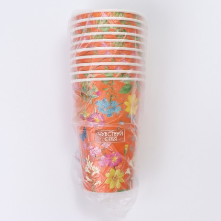 A one -time paper cup for coffee "Feel", 400 ml-3
