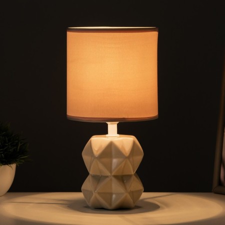 Aurora table lamp E14 40W Beige 13x13x25 cm Risalux-1