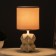 Aurora table lamp E14 40W Beige 13x13x25 cm Risalux