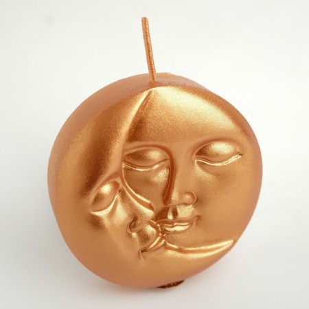 Figure candle "Sun and moon, 6x2.5 cm, bronze-1