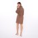 Women's dress, dark beige color, size 44