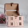 Family Bank "House No. 2", 24.5x24x28 cm, white-powder