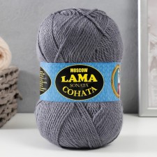 Acrylic Sonata yarn 50%, wool s/t 50% 250m/100g (169 gray)