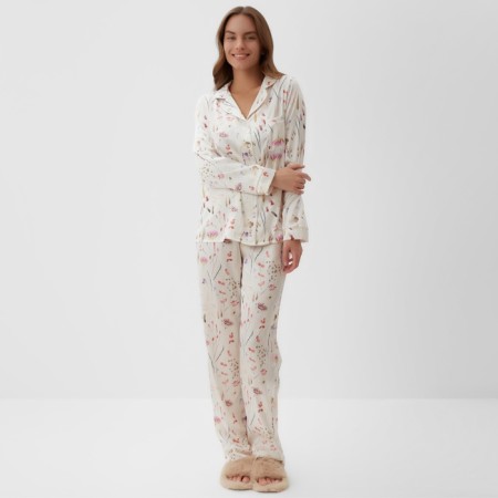 Пижама женская (рубашка и брюки) KAFTAN Spring р. 40-42-11