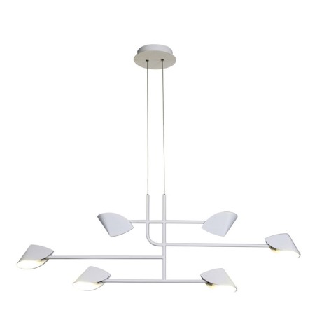 Suspended chandelier Mantra capuccina, LED, 3100LM, 3000K, 1100x150x393 mm, white color