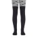 Children's tights with drawings CONTE KIDS Sof-Tiki, height 140-146 cm, color gray-black