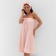 Set for the bath and bathroom Ethel "Bow", col. pink, towel- Pareo 75*120 cm+bandage