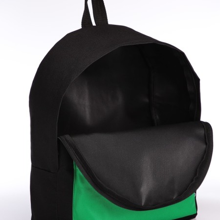 Sports backpack, Textura, 20 liters, black/green color-3