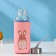 A glass bottle in the case "Funny beasts", 300 ml, h = 17 cm, Mix color