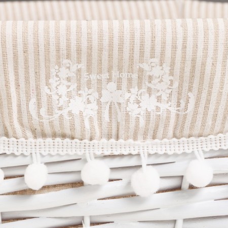 Stelly "bell" basket, 34x25x15 cm, white-3