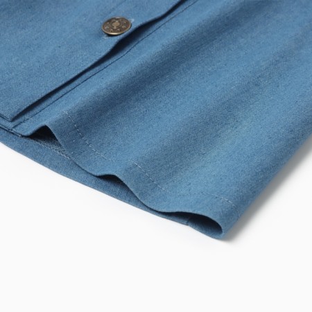 Сарафан для девочки MINAKU: Jeans collection, цвет голубой, рост 110 см-2