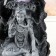 The desktop fountain from the network, Siva with a cobra sits under the trees 20.5x20.5x30 cm