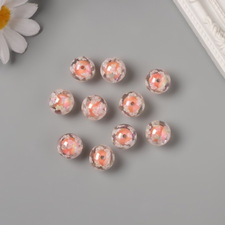 Acryl Busina "White butterflies" Mandarin 1.6x1.6x1.6 cm-1