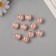 Acryl Busina "White butterflies" Mandarin 1.6x1.6x1.6 cm