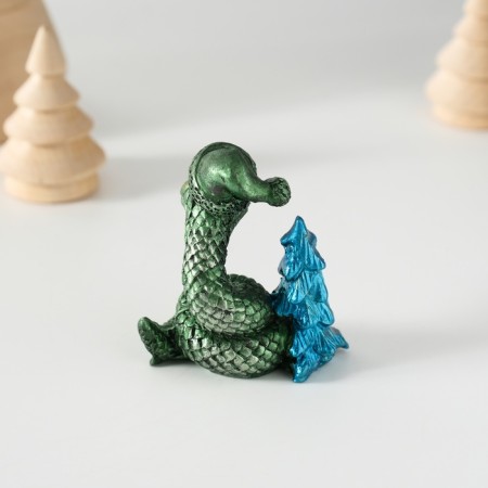 Souvenir Polystone "Green Snake" MIX 5x3x5 cm-5