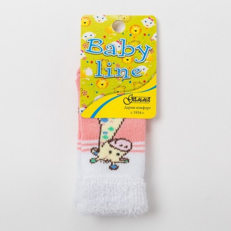 Nosk children's terry "giraffe", the color is light-first, size 7-8-2