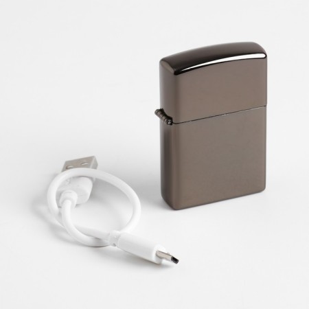 Electronic lighter, arc, usb, 5.6 x 3.8 x 1.3 cm, black-2