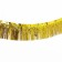 Garland "rain" with sticky tape, 2 meters, gold color